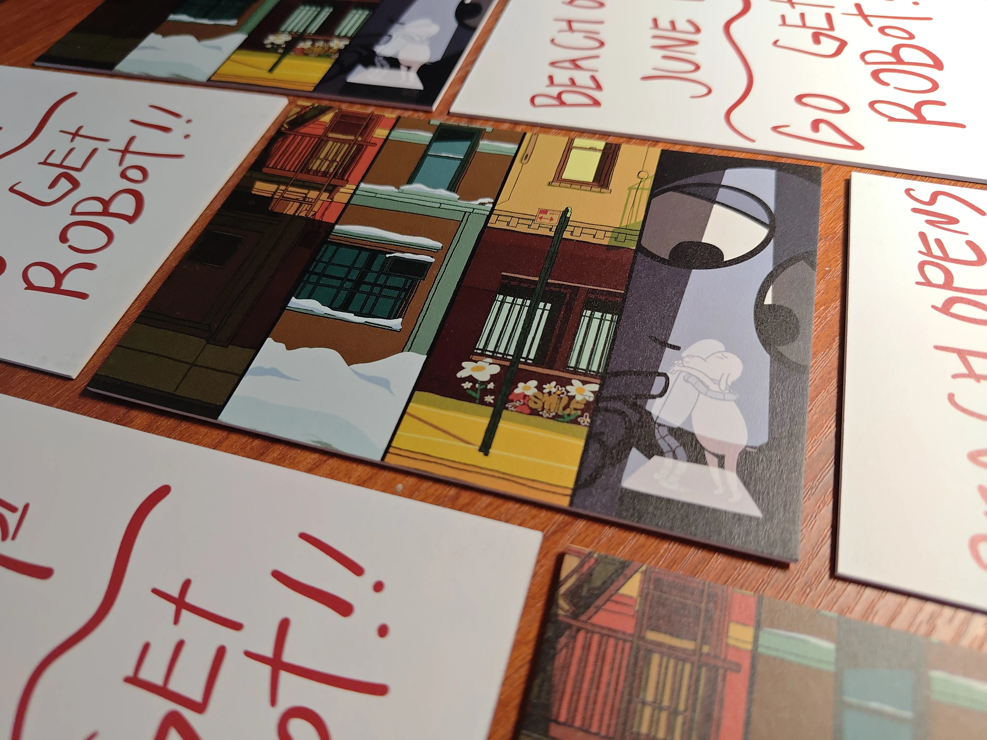 GET ROBOT雙面明信片